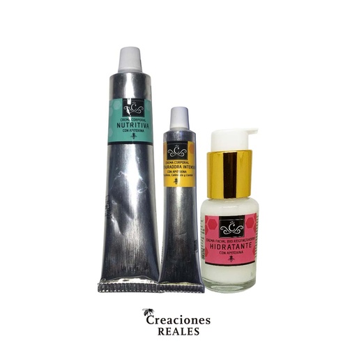 [Kit-0069] Combo Inicio7-Fac.Hidratante30+Corp.Nutritiva60+Rest.inten